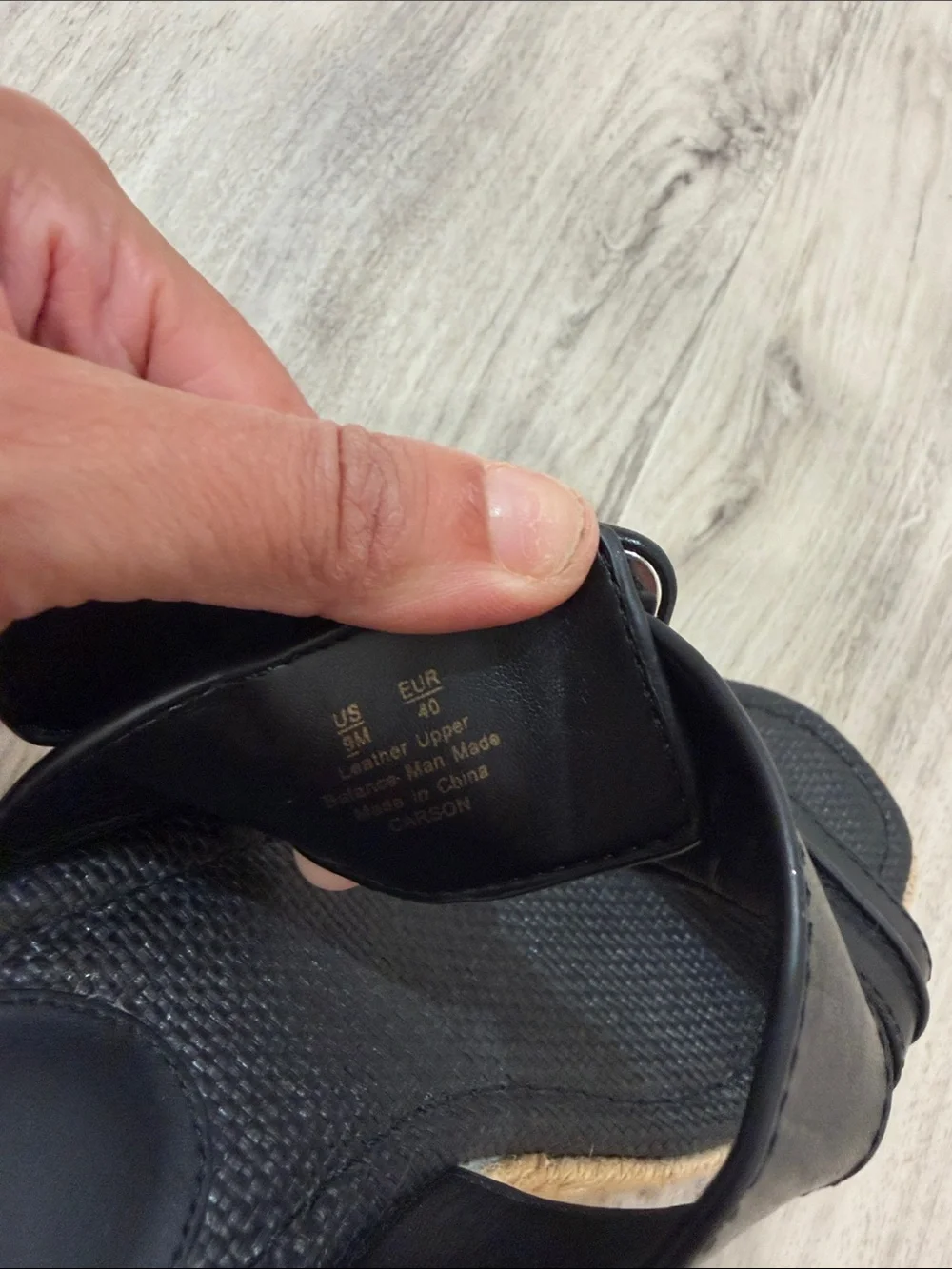Sam Edelman Carson two strap sandal size 9